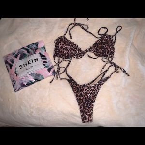 Shein tie side bikini